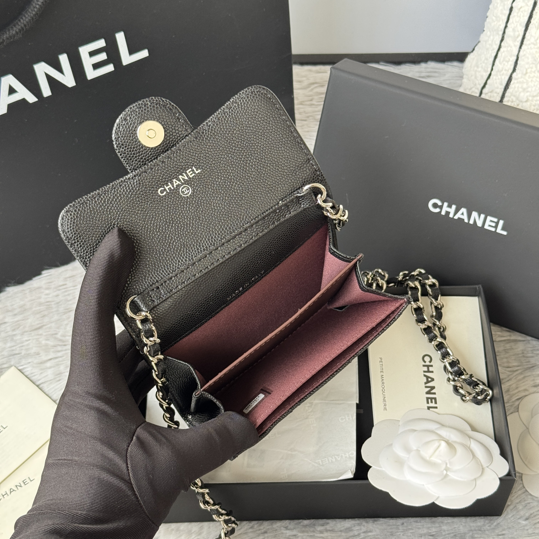 Chanel Wallet on Chain 8.5x12.5x2.5cm