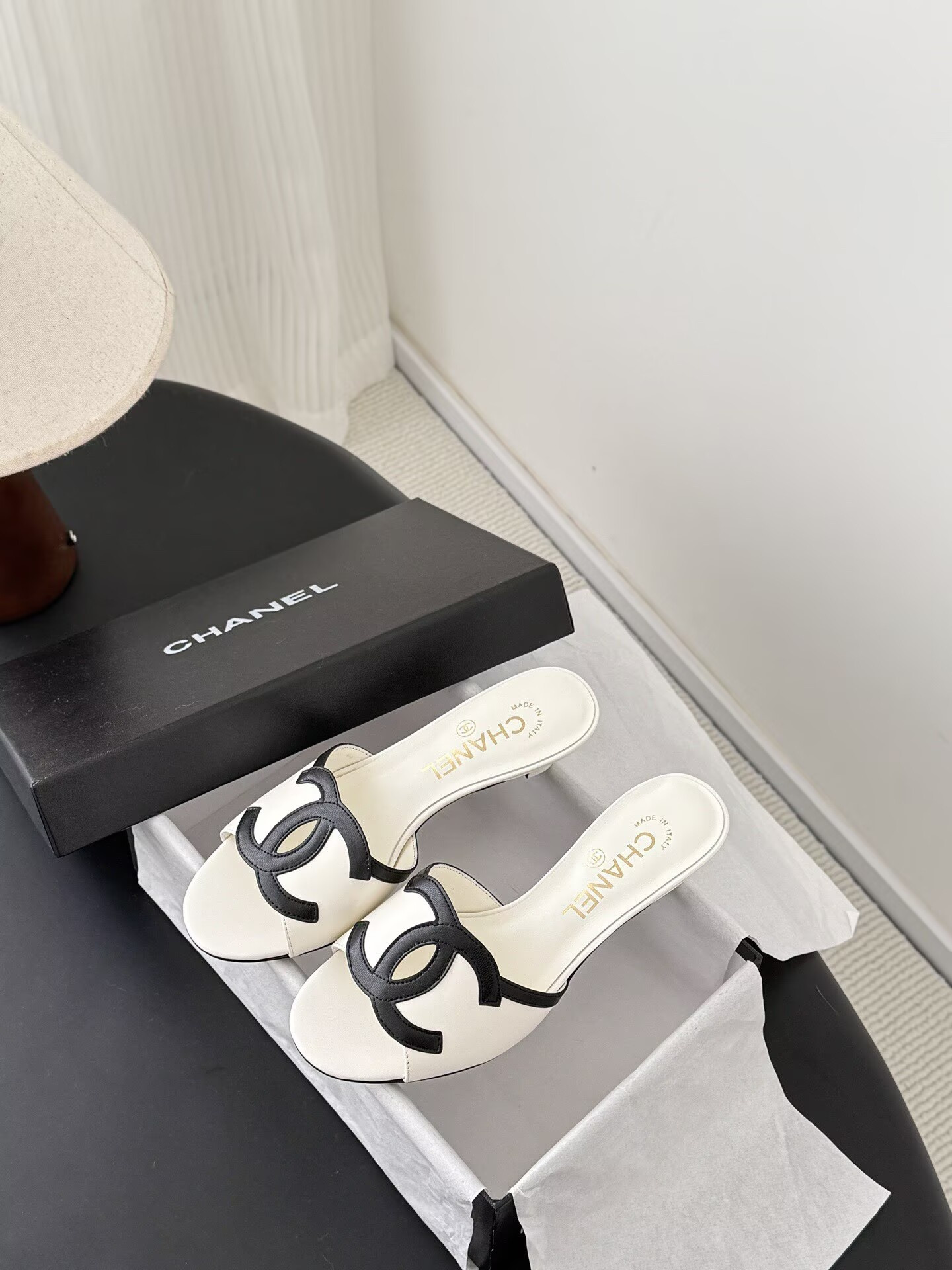 UA Chanel Sandals 4.5cm Heel