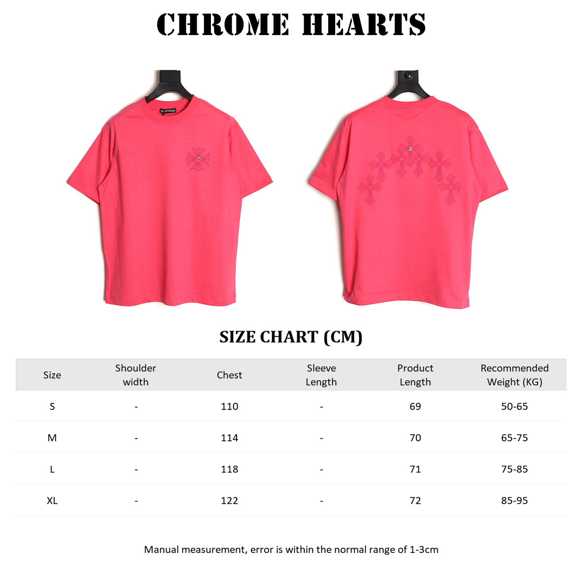 Ch*0me He**ts short-sleeved t-shirt