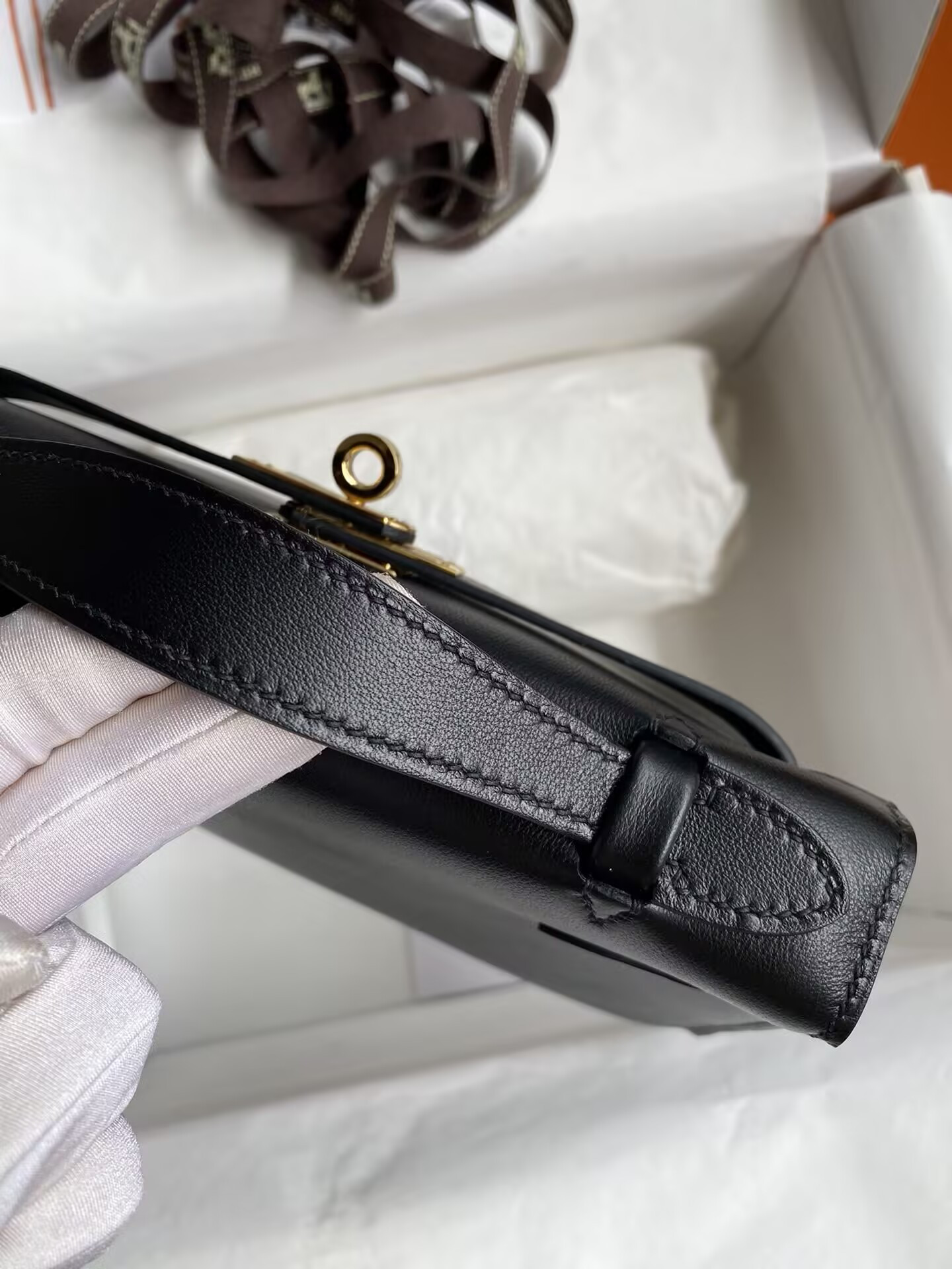 Hermès Kelly 22 Mini Box Leather 22x7x13cm