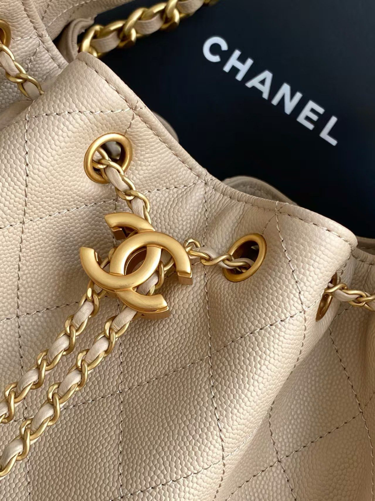 Ch**el 25C Bucket Bag 26x30x14cm
