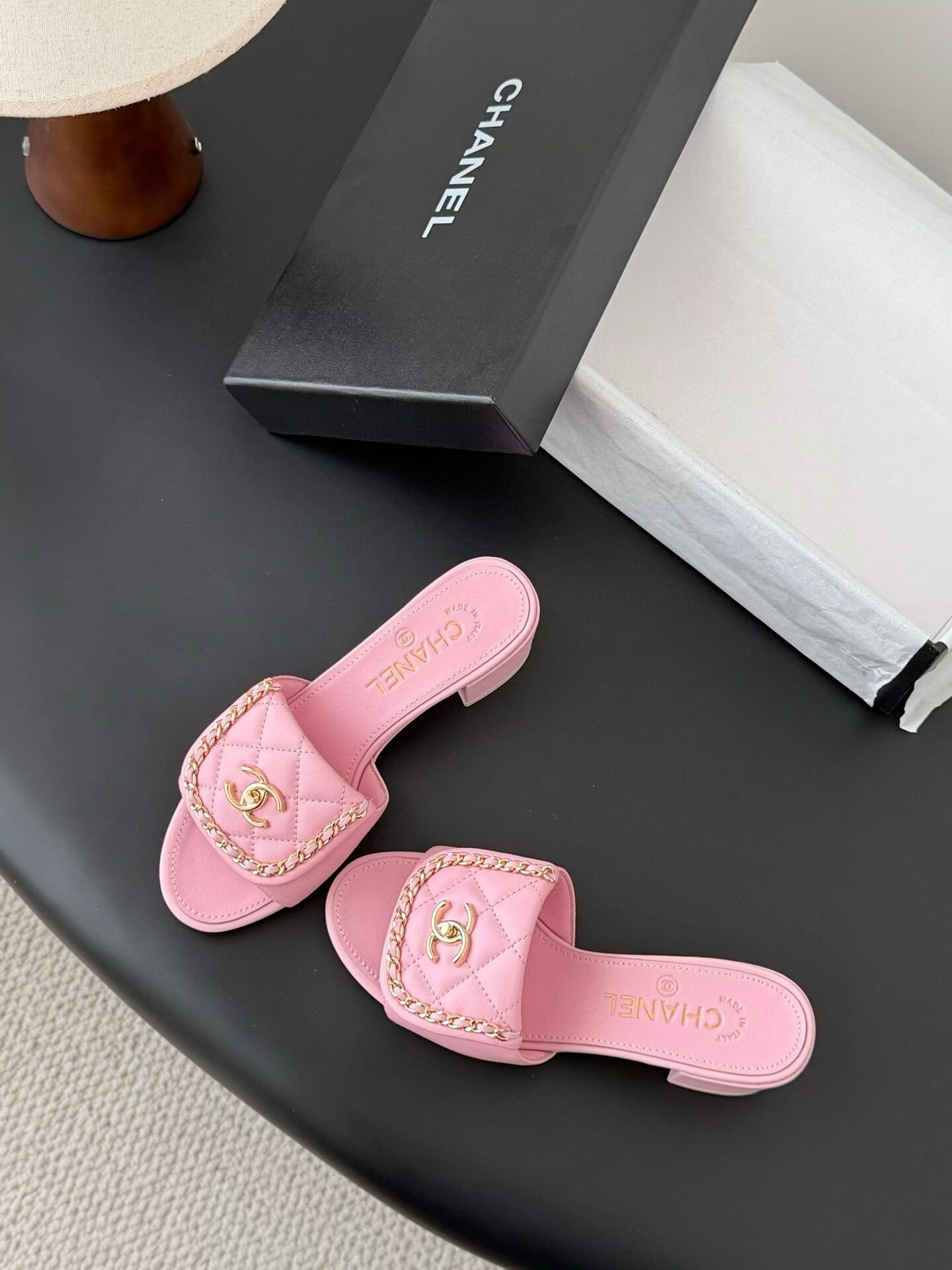 UA Chanel Slippers