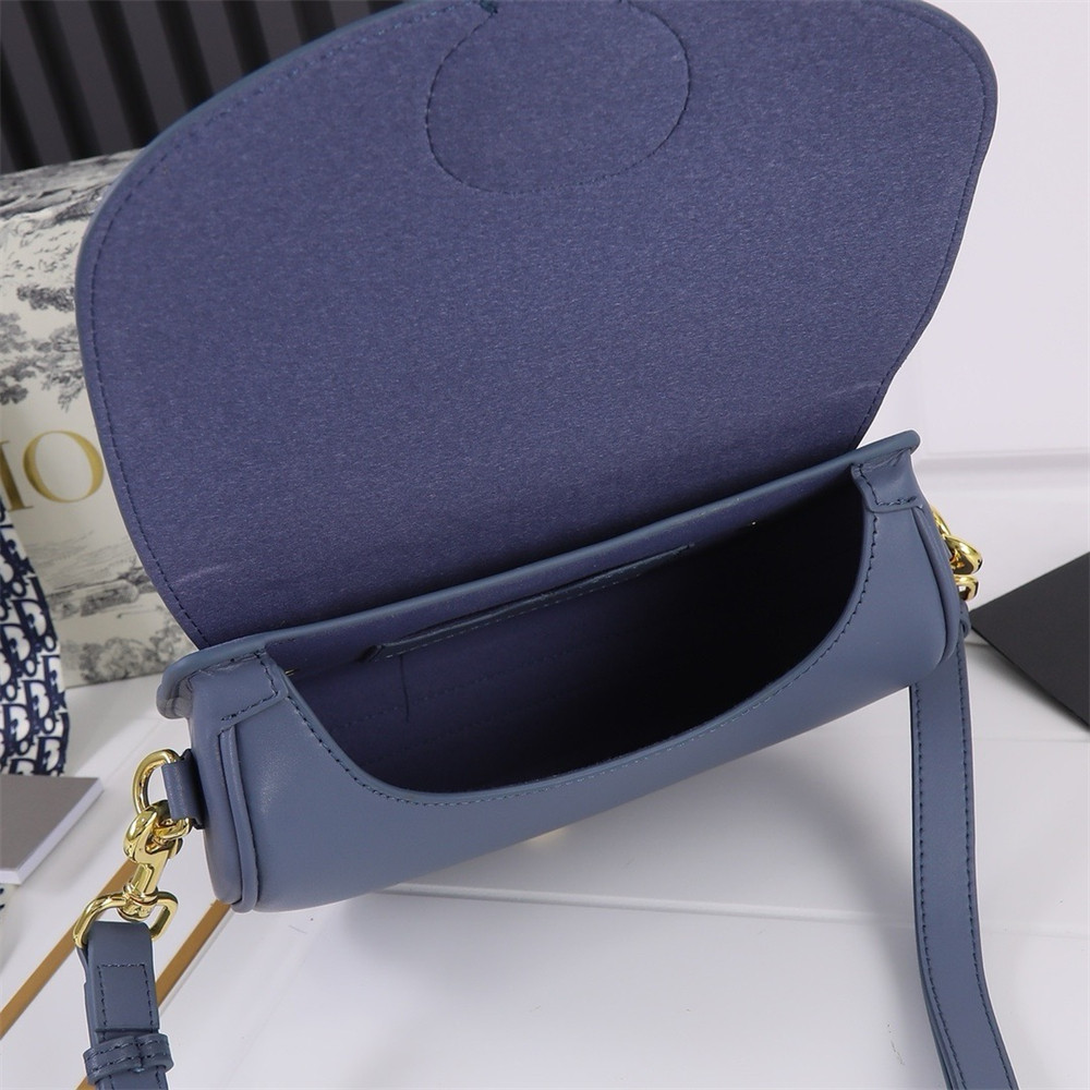 MEDIUM D10r BOBBY BAG Navy Box Calfskin