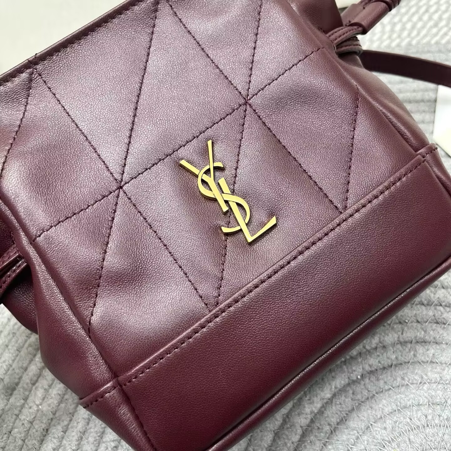 YSL JAMIE Mini Shoulder Pouch in Lambskin 14.5x15.5x8cm