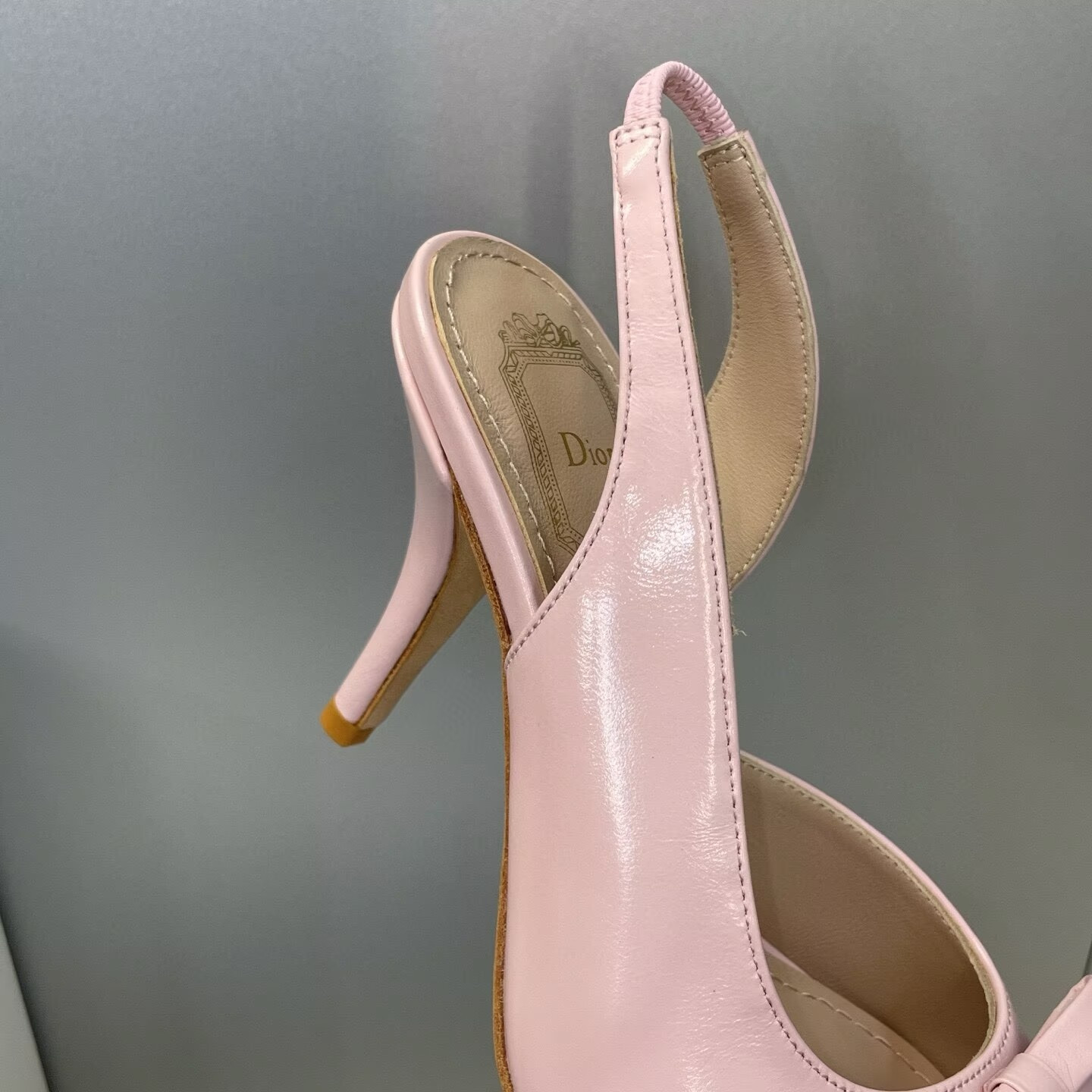 UA Dior Bow Heeled Slingback Sandal