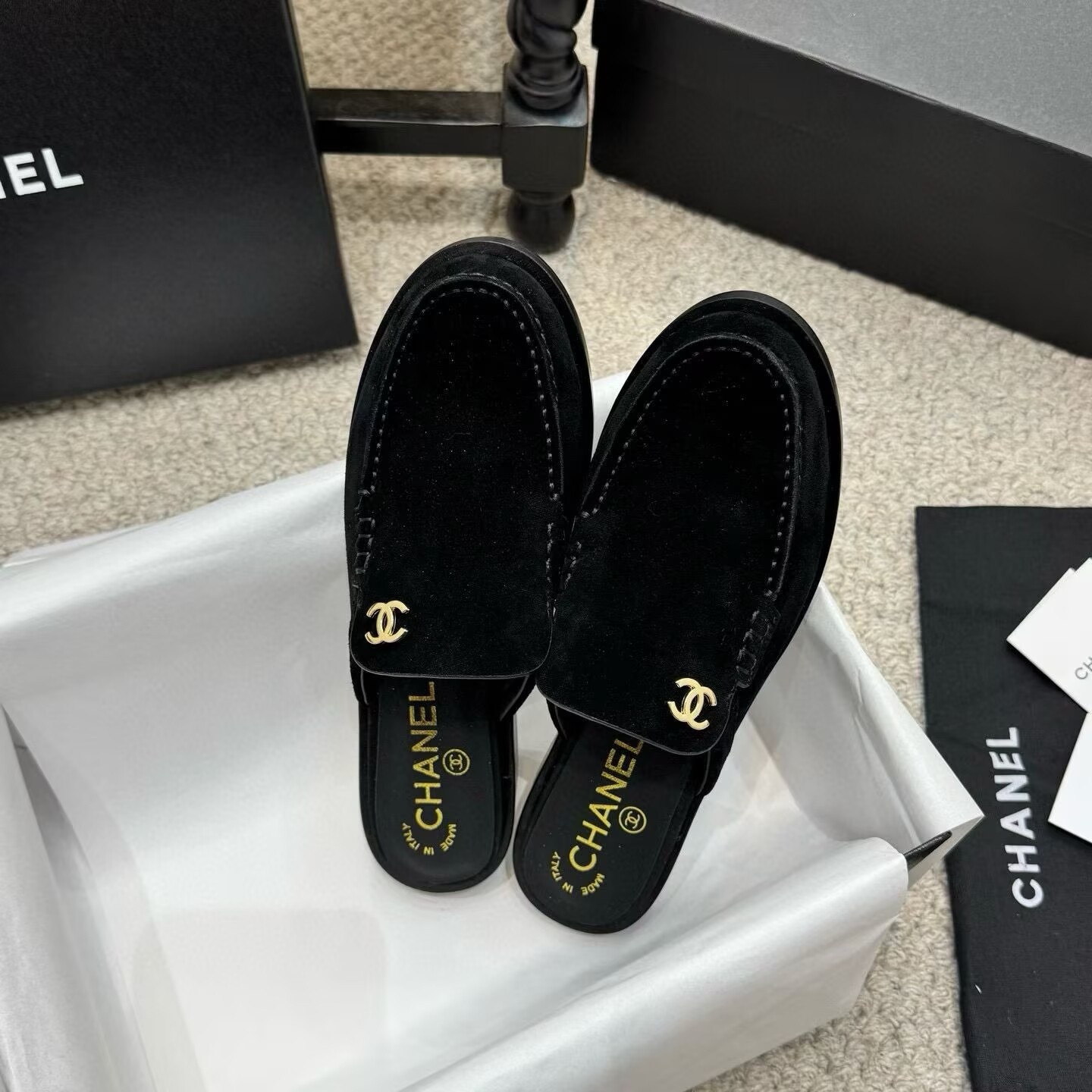 UA Chanel Mules