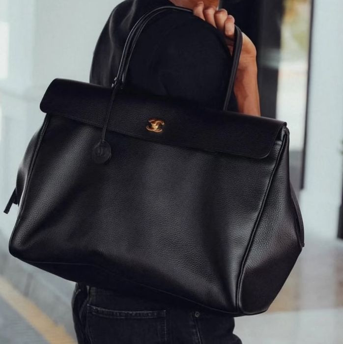 Chanel Large Shopping Bag Grained Calfskin & Gold-Tone Metal AS6289 33x43x17.5cm