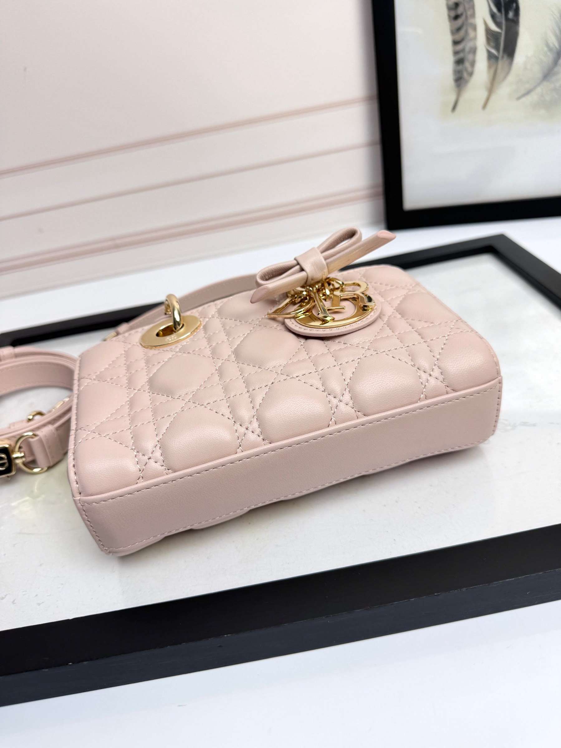 Dior Mini Lady D-Joy Bag 19x10.5x5.5cm