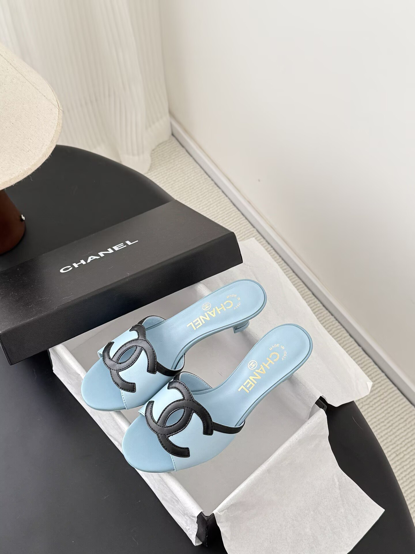 UA Chanel Sandals 4.5cm Heel