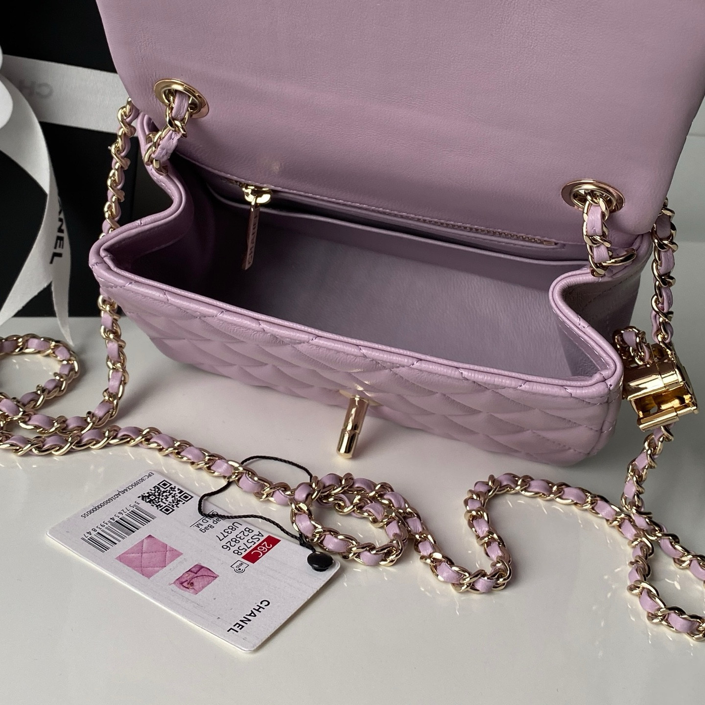 Chanel Classic Flap Handbag CF AS5758 18x13x7cm