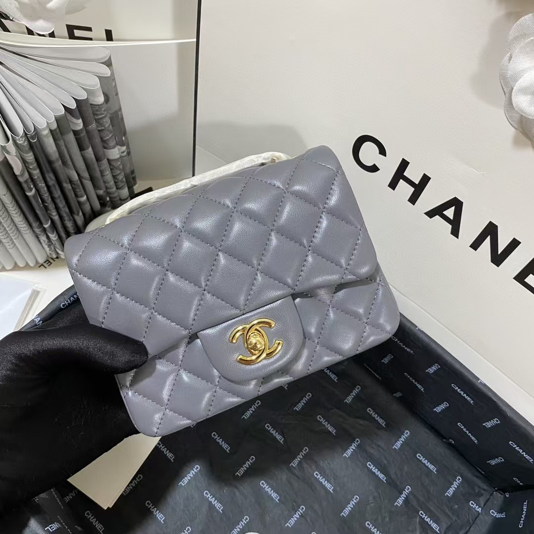 Ch**el Evening Bag 17cm