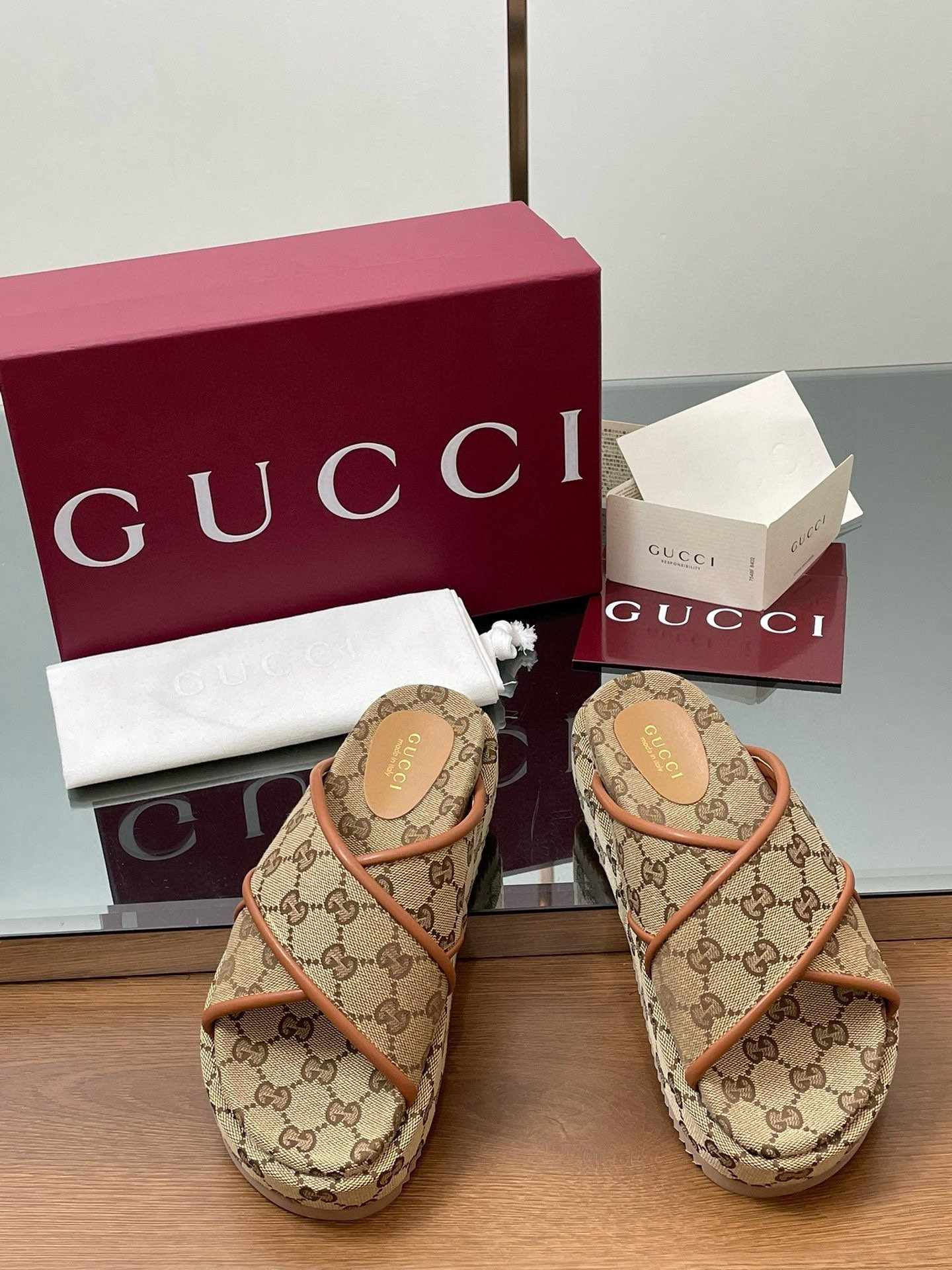UA Gvc*1 Criss Cross Slide Sandals