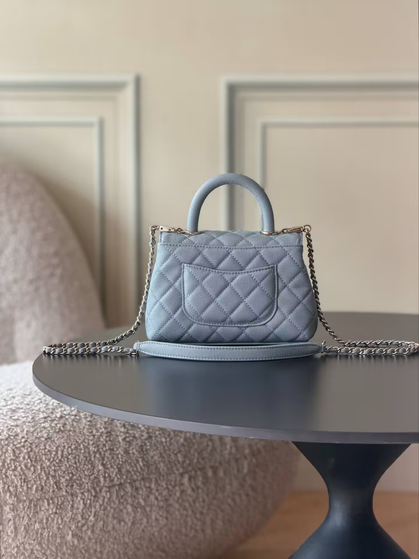 CHANEL mini coco handle 13x19x9cm