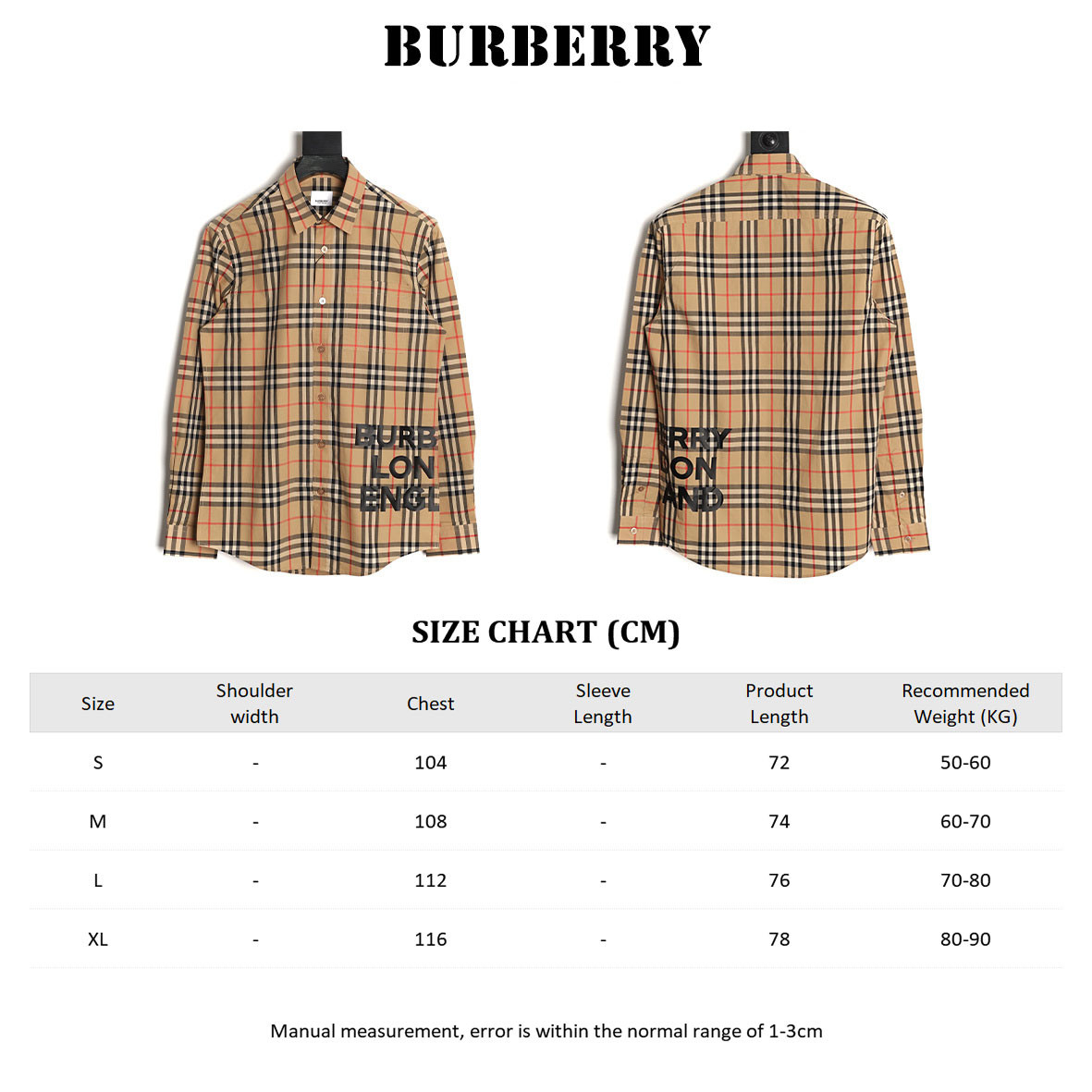 Burberry Long-sleeved Shirts