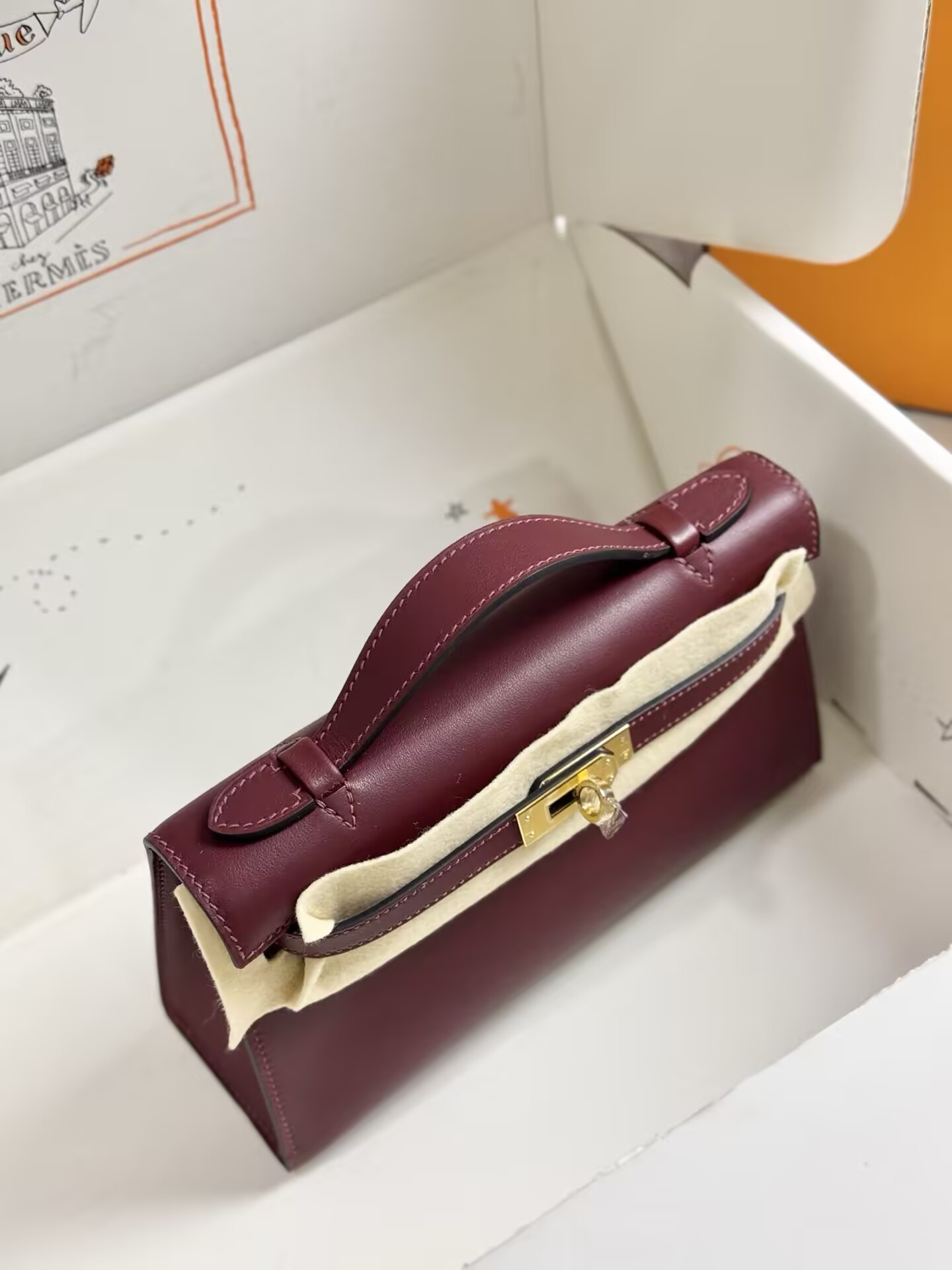 Hermès Kelly Mini Swift 22 22×7×13CM