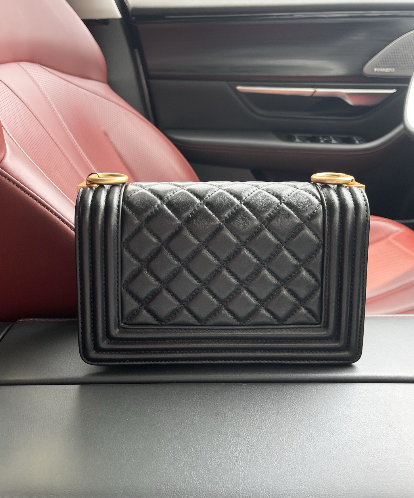 CHANEL Small BOY Handbag A67085 12x20.5x8.5cm