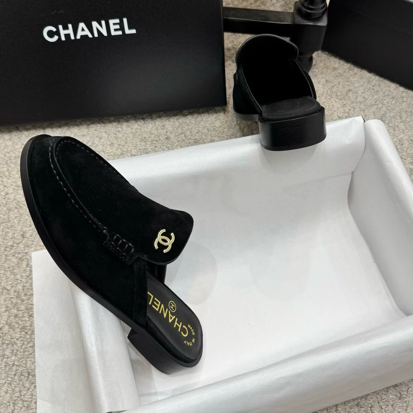 UA Chanel Mules