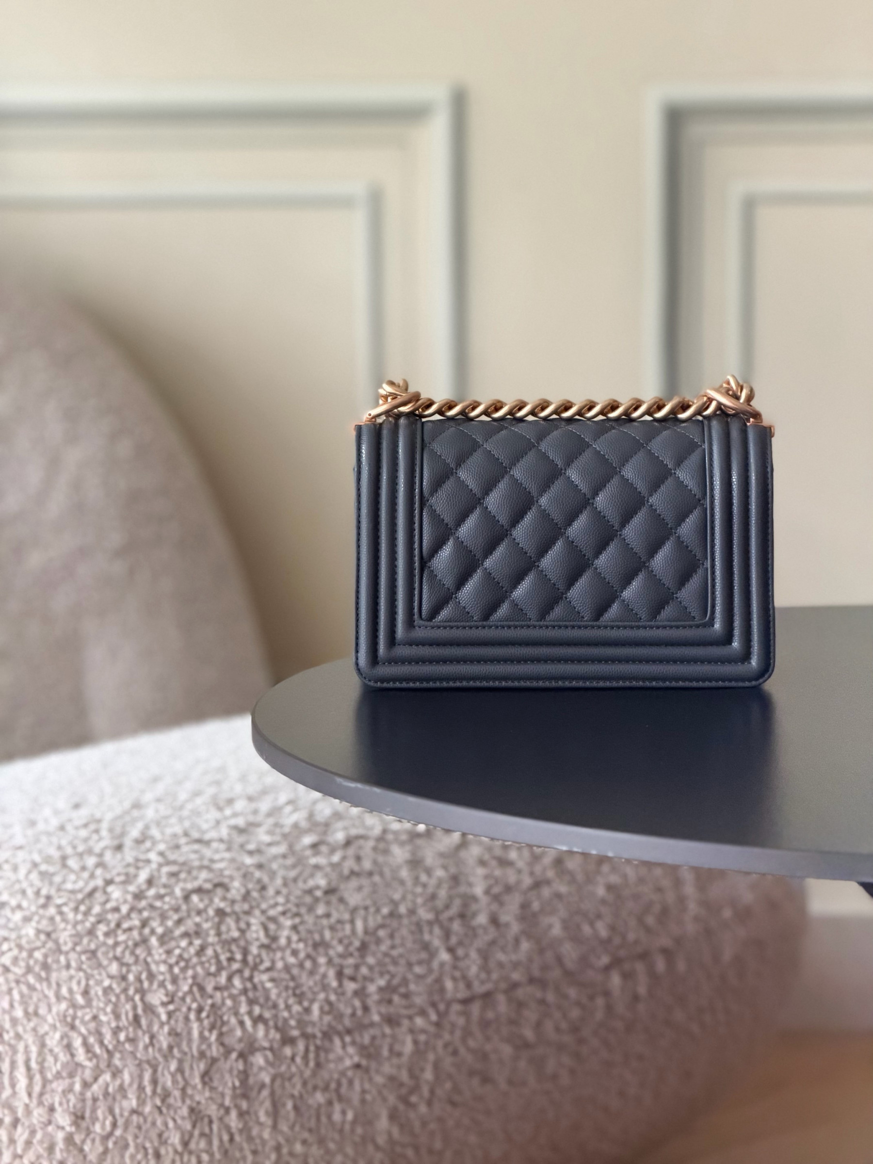 Chanel Boy Handbag 12x20x7cm