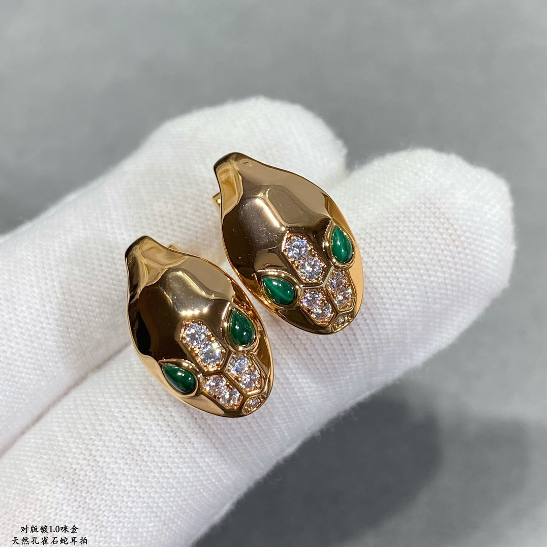 Bv1g*ai Bald Snake Earrings
