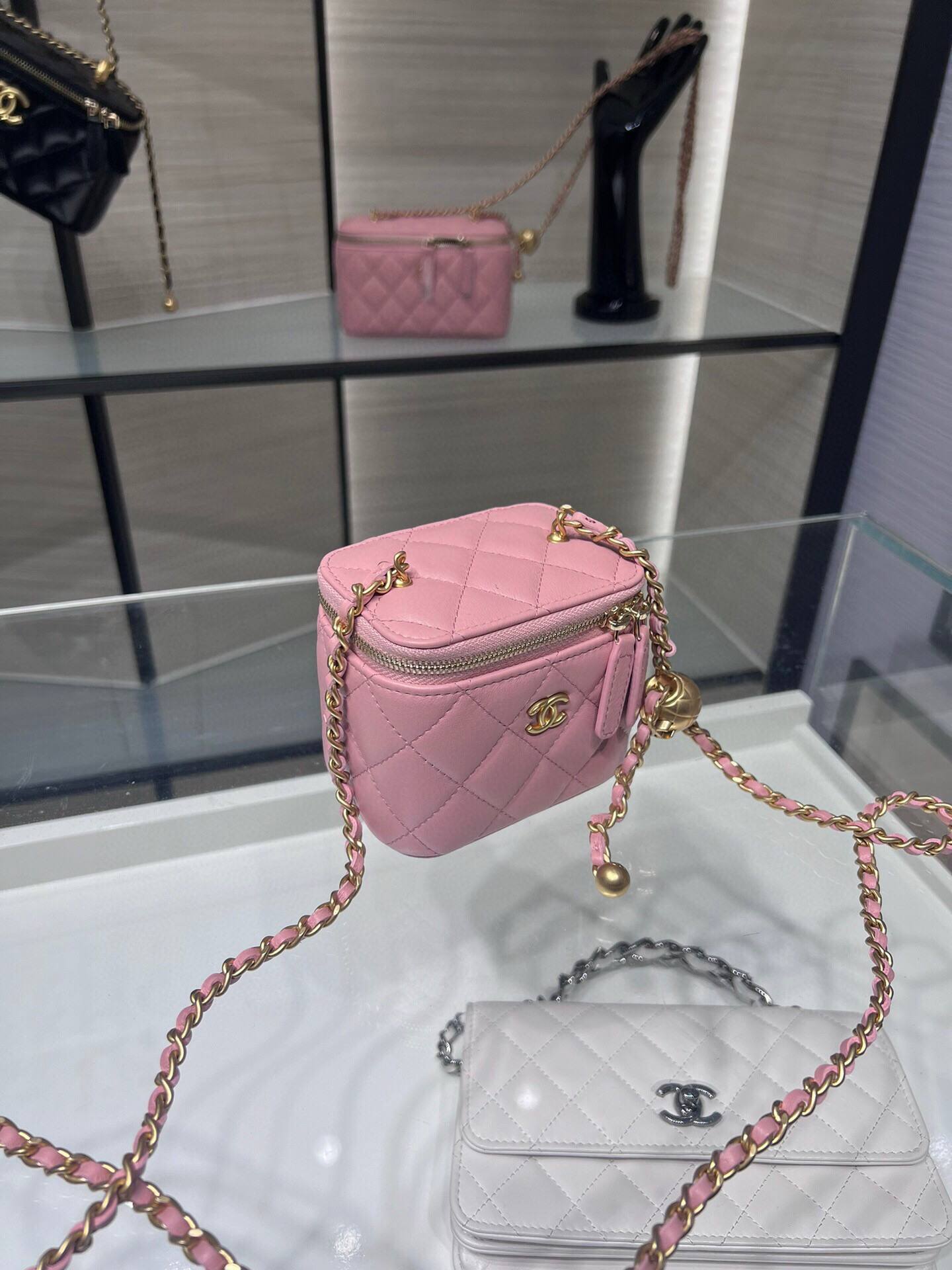 Chanel Small Vanity with Chain 8.5x11x7cm