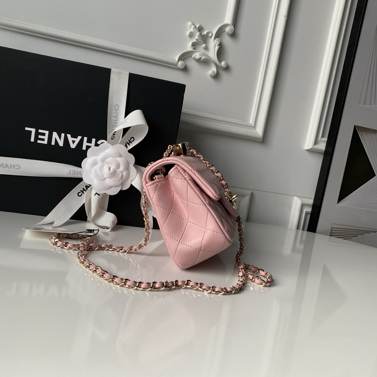 Chanel Classic Flap Handbag CF AS5759 20x13x7cm