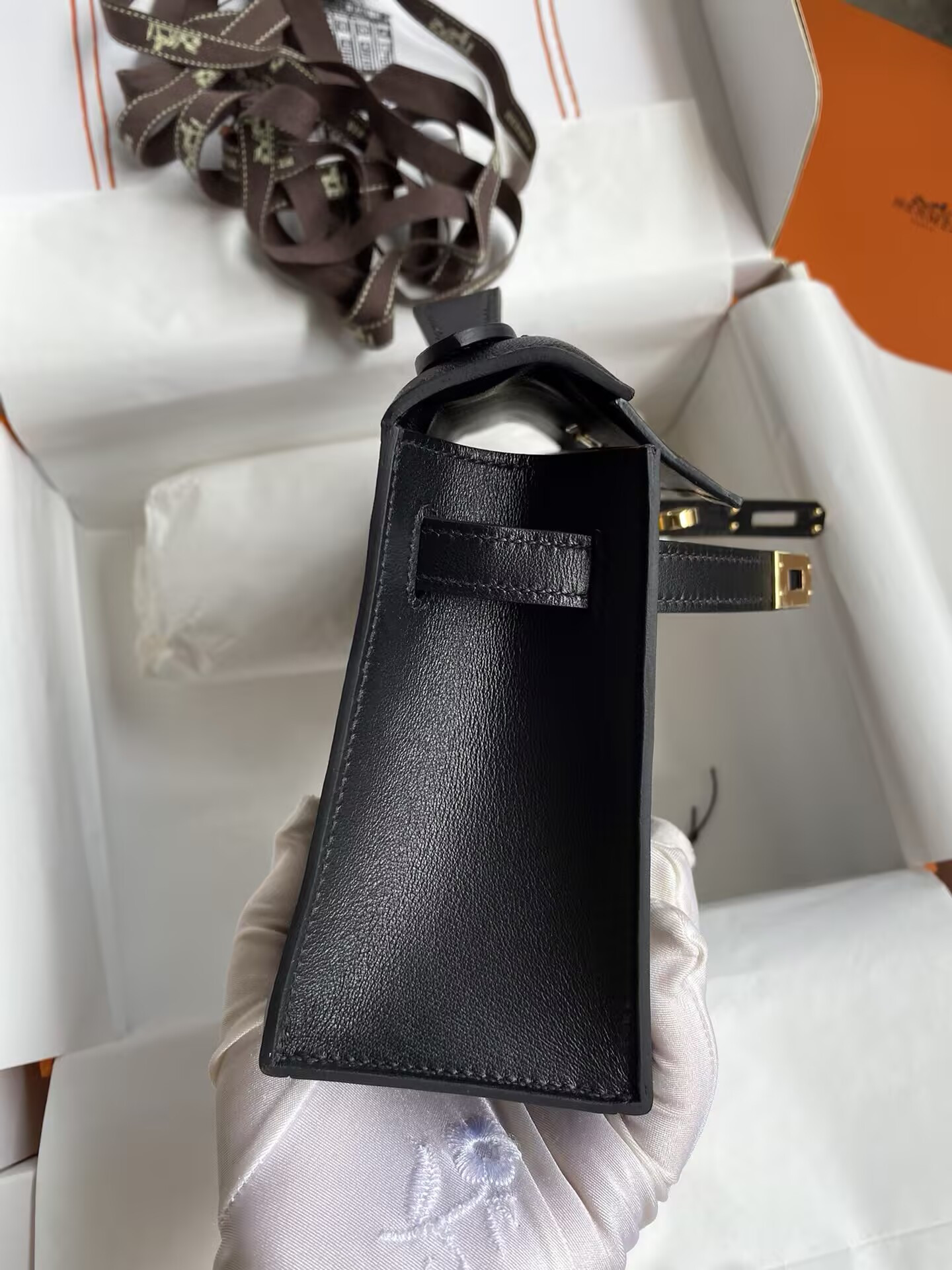 Hermès Kelly 22 Mini Box Leather 22x7x13cm
