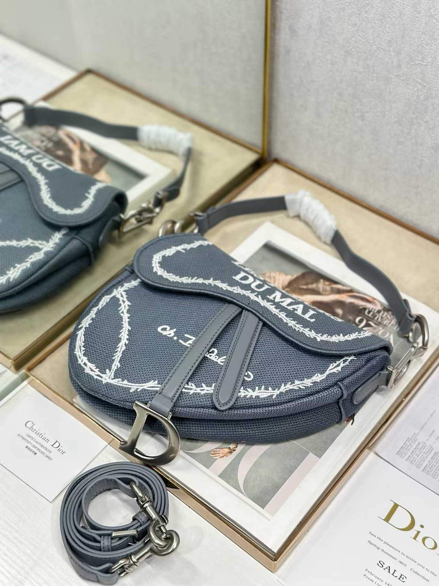 Dior Saddle Bag 25.5x20x6.5cm