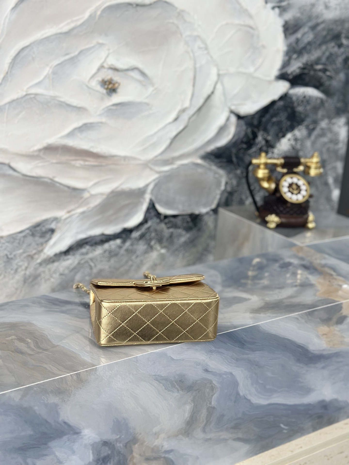 Chanel Mini Square Flap Bag AS3349 17.5cm