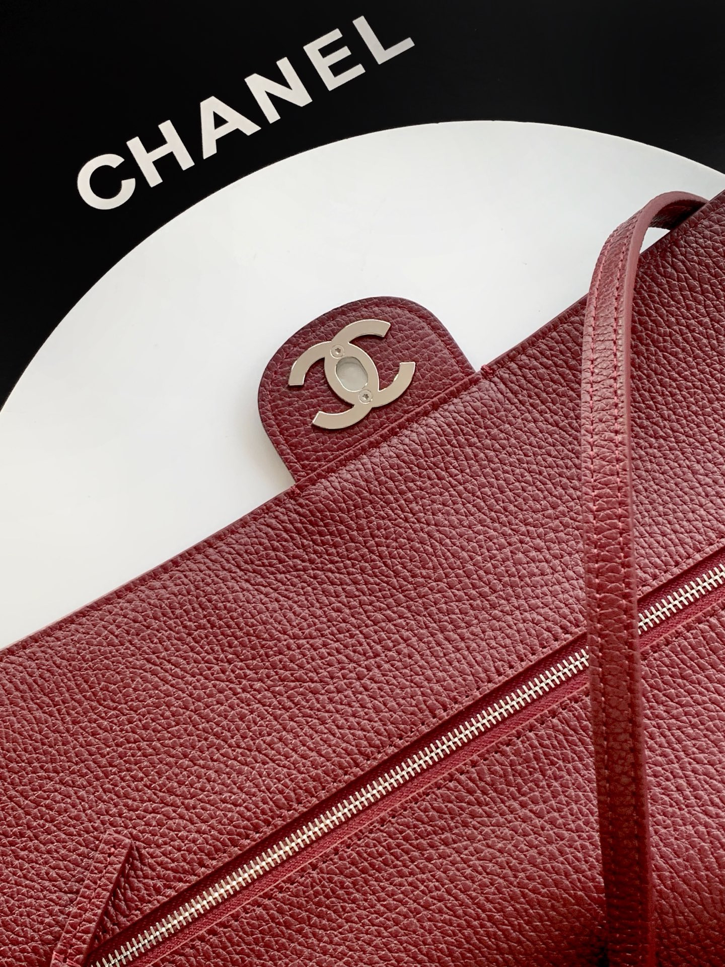 Chanel Maxi Flap Bag Silver hardware AS6233 26x38.5x11cm