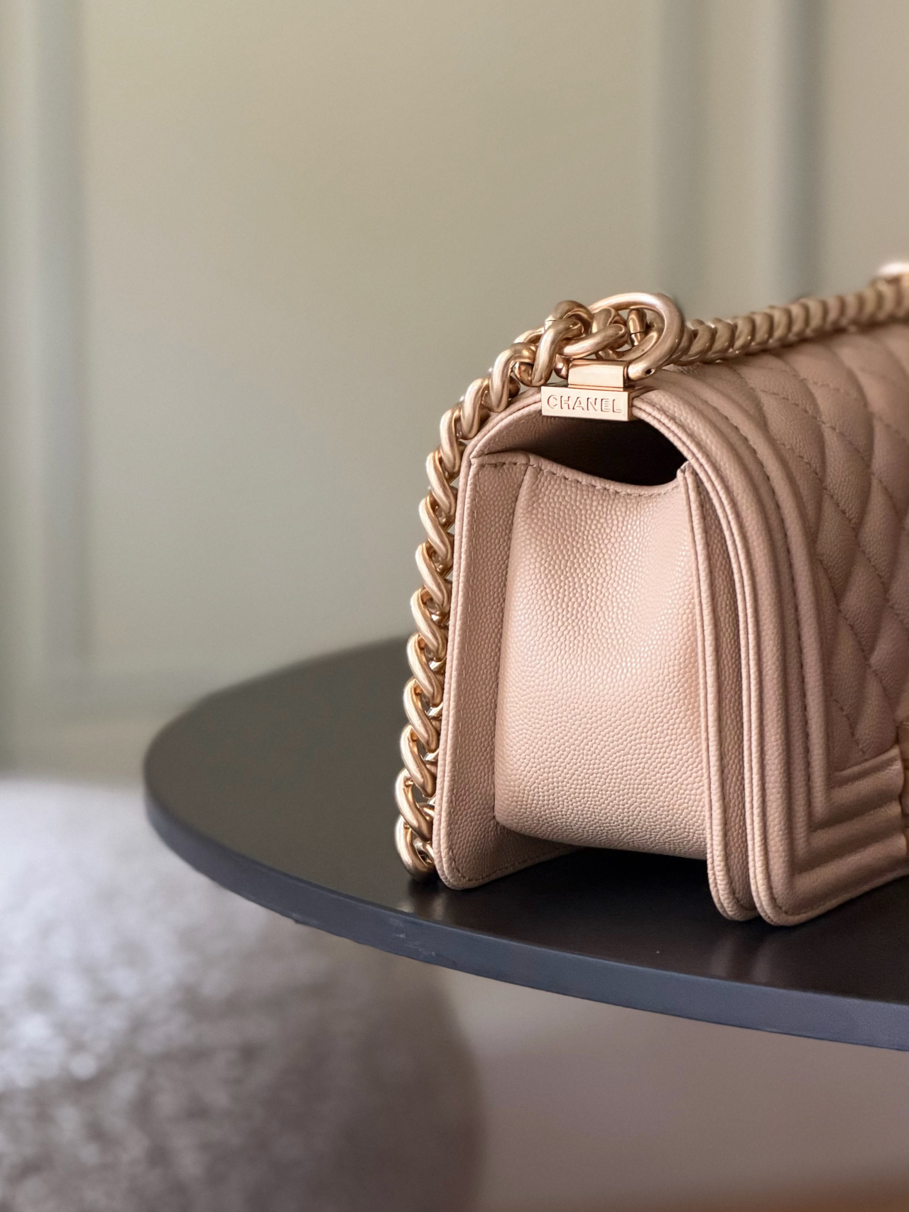 Chanel Boy Handbag 12x20x7cm