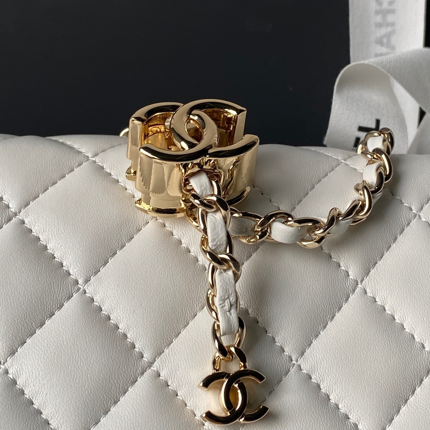 Chanel Classic Flap Handbag CF AS5756 14.5x23.5x7cm