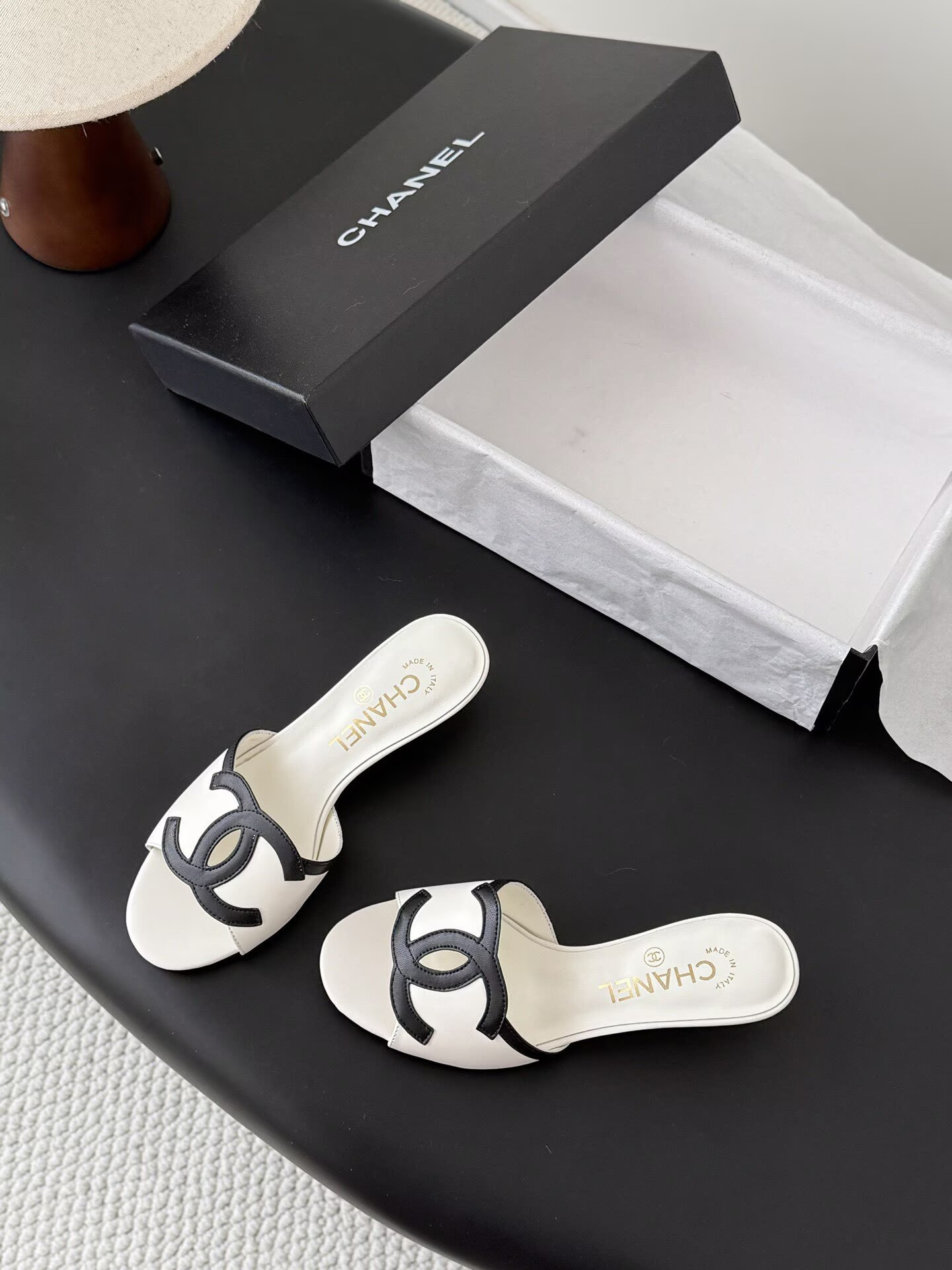 UA Chanel Sandals 4.5cm Heel
