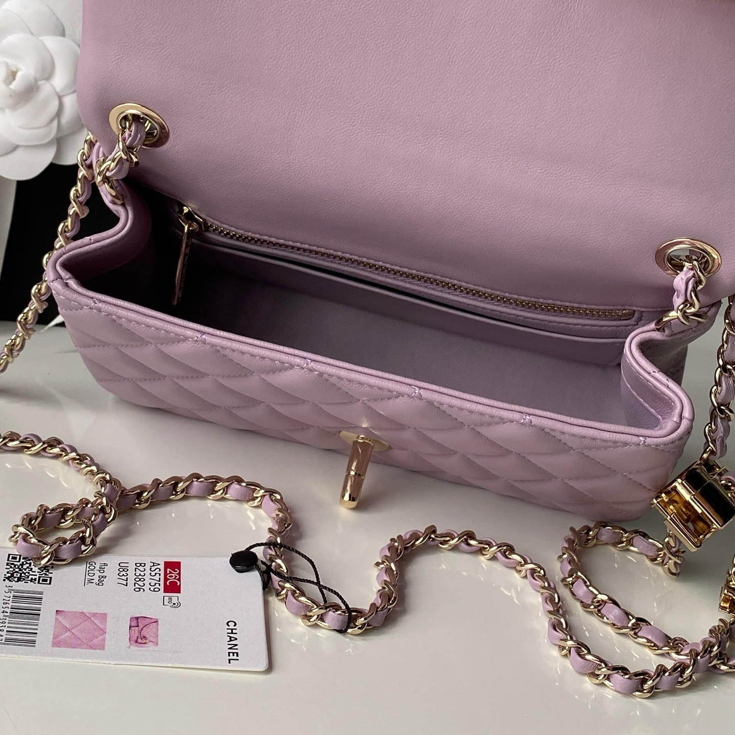 Chanel Classic Flap Handbag CF AS5759 20x13x7cm