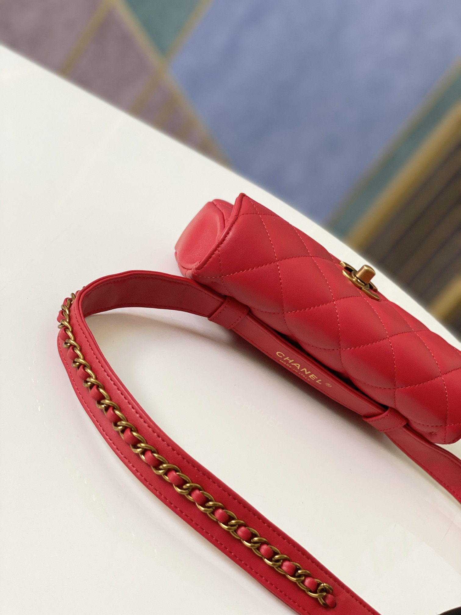 Chanel Quilted Waist Bag 18x12x3.5cm