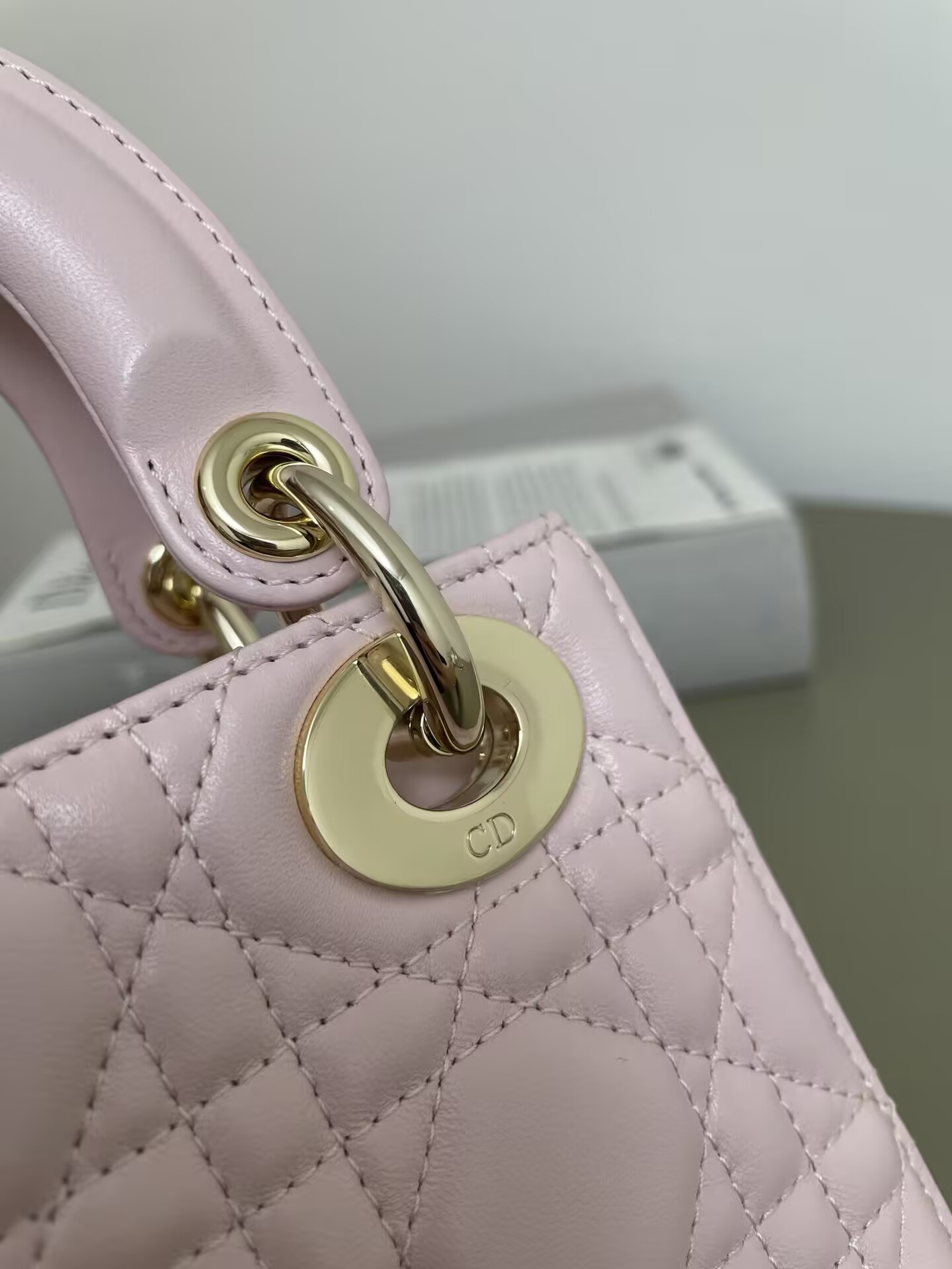 MINI LADY DIOR DIORAMOUR BAG 17x15x7cm