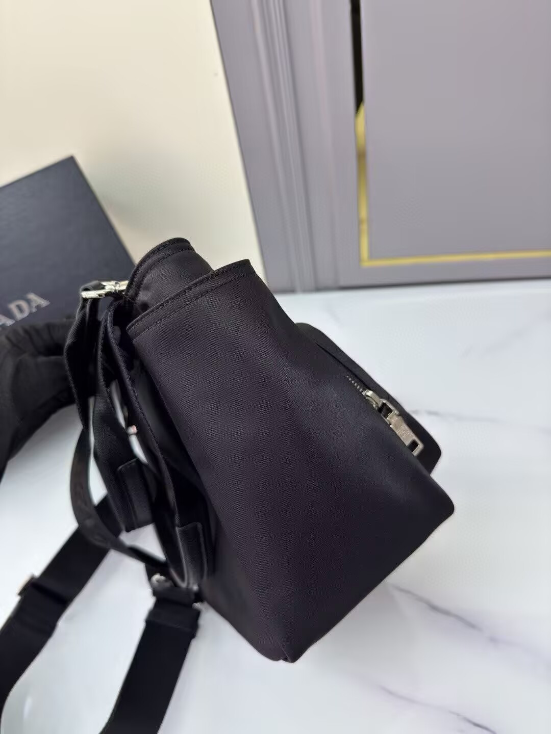 Prada Re-Nylon Tote Bag 22x26x13cm