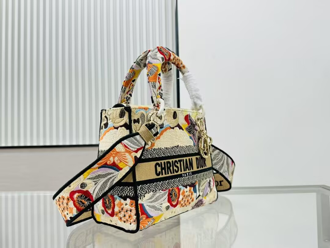 Dior Medium Lady D-Lite Bag 24x20x11cm