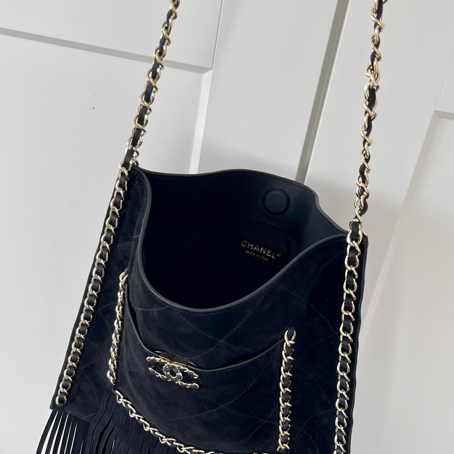 Chanel CC Fringe Shopping Bag 30x31cm