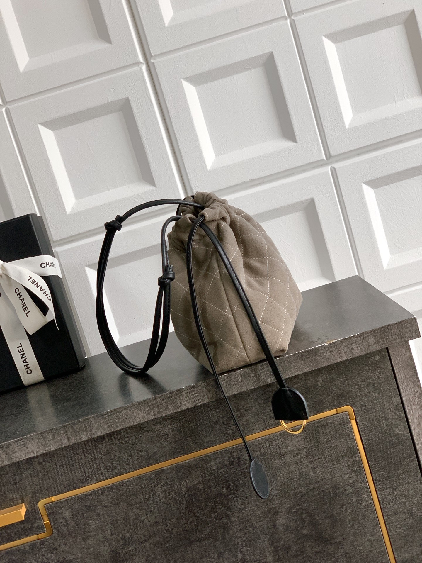 Chanel Clutch with Leather Strap AP5227 17x22x8cm