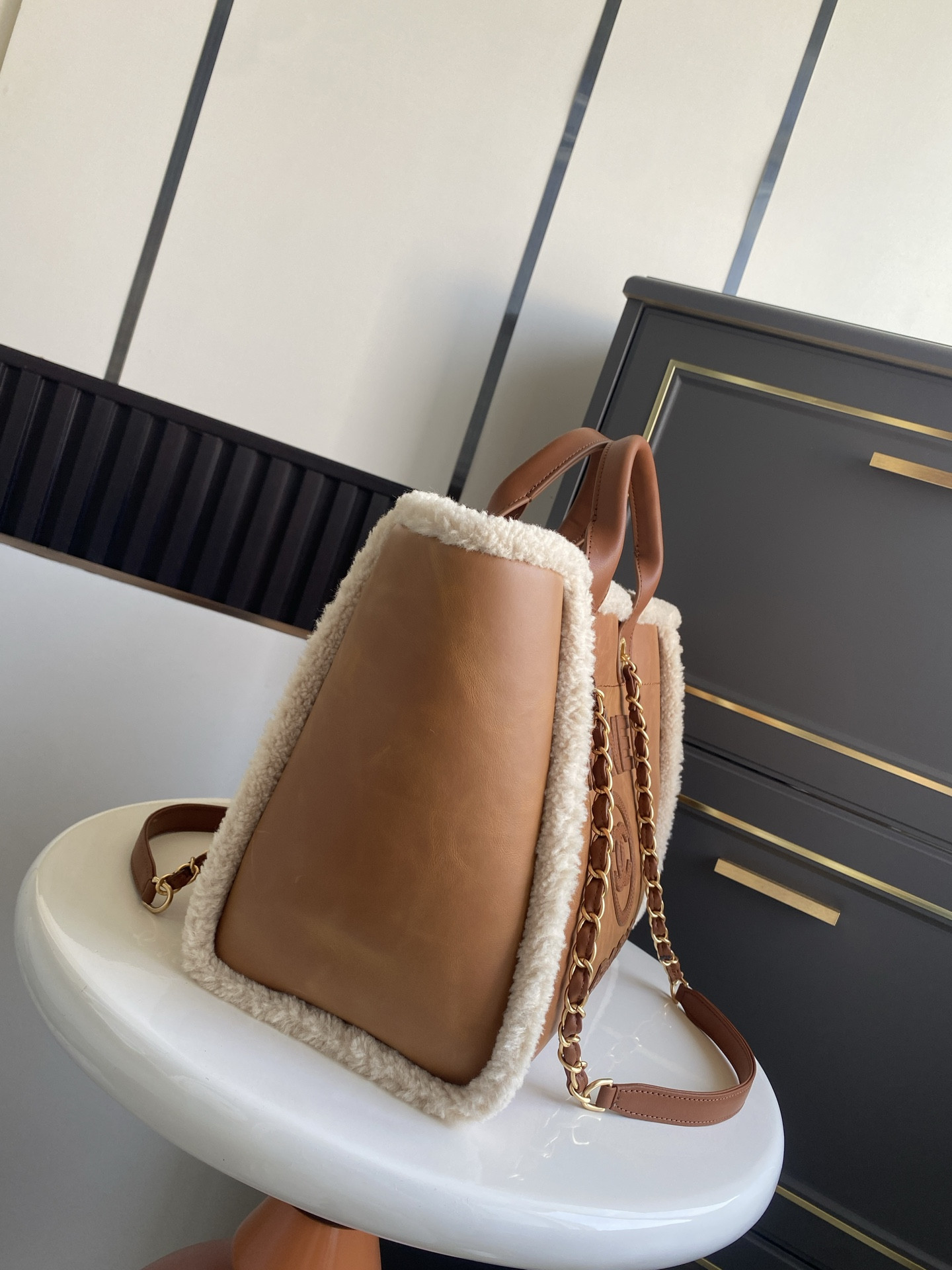 Chanel Deauville Tote Shopping Bag 33cm