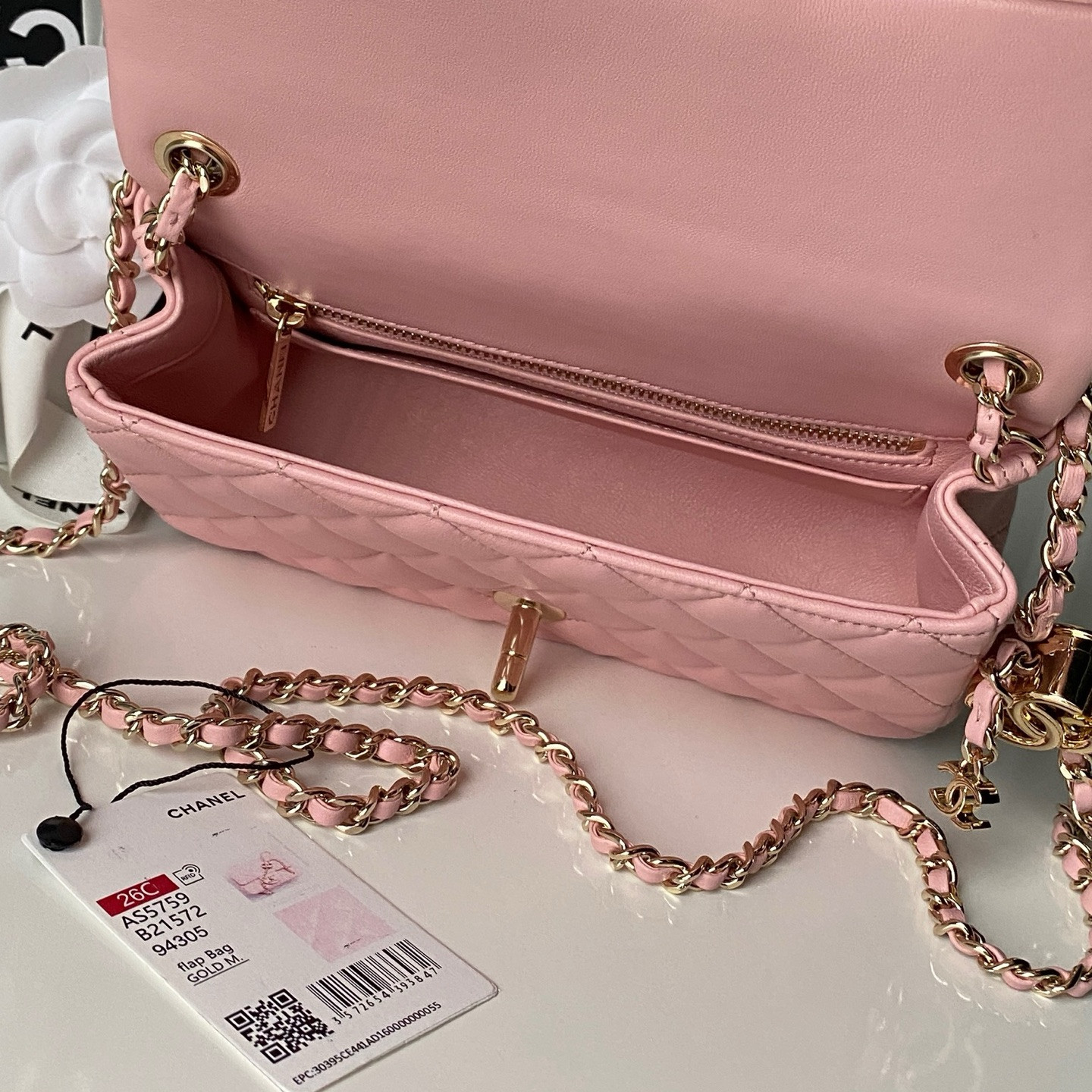 Chanel Classic Flap Handbag CF AS5759 20x13x7cm