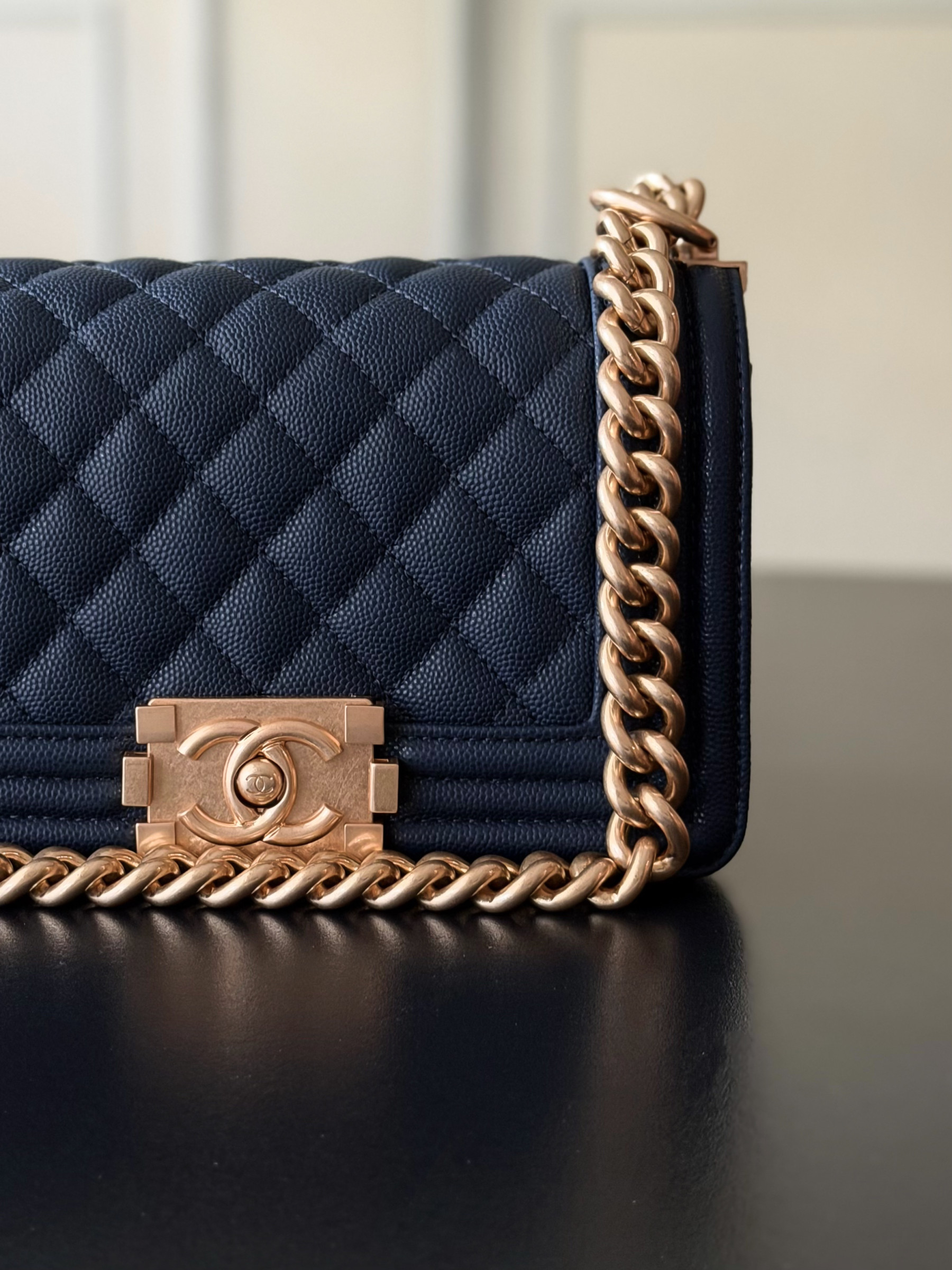 Chanel Boy Handbag 12x20x7cm