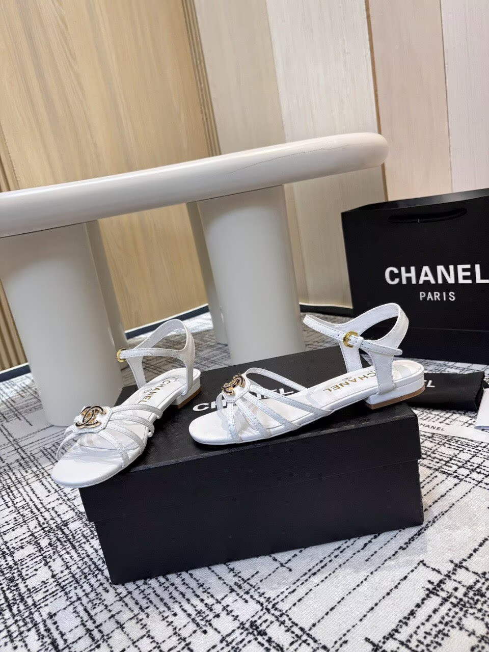 UA Chanel Sandals