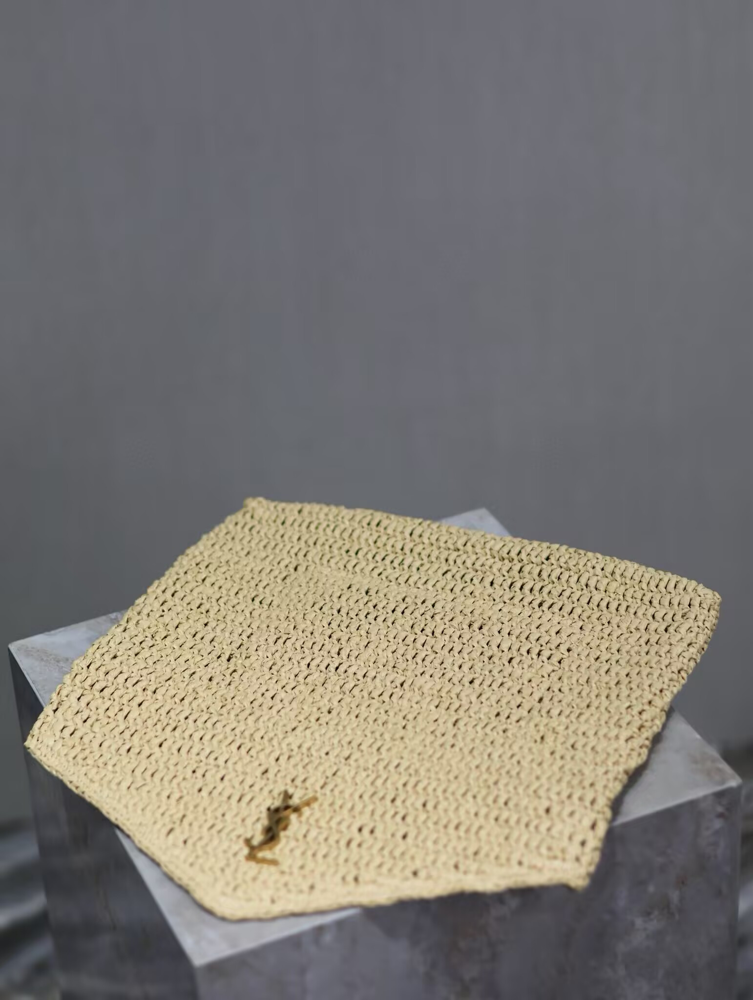 YSL CASSANDRE Large Envelope Pouch in Rope 29.5x18x4.5cm