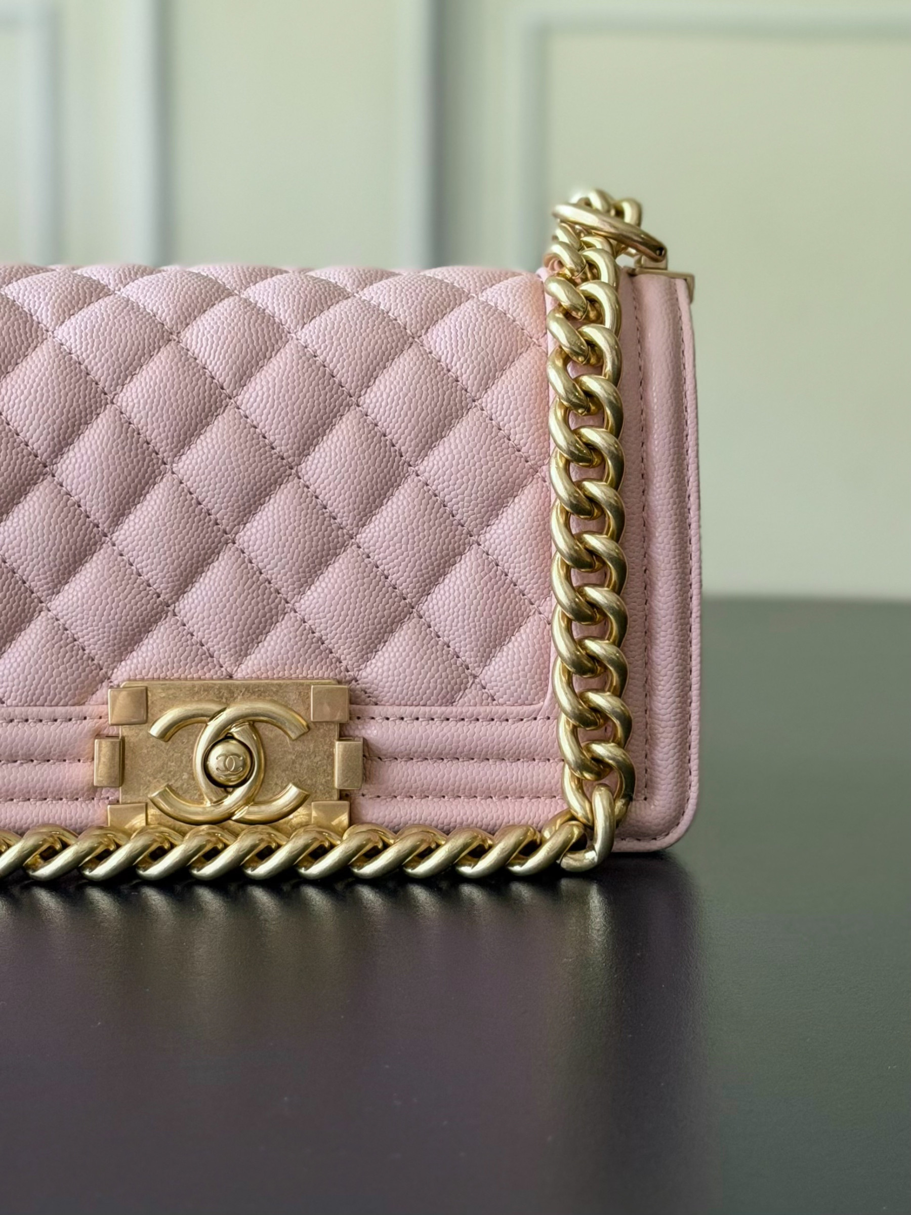 Chanel Boy Handbag 12x20x7cm