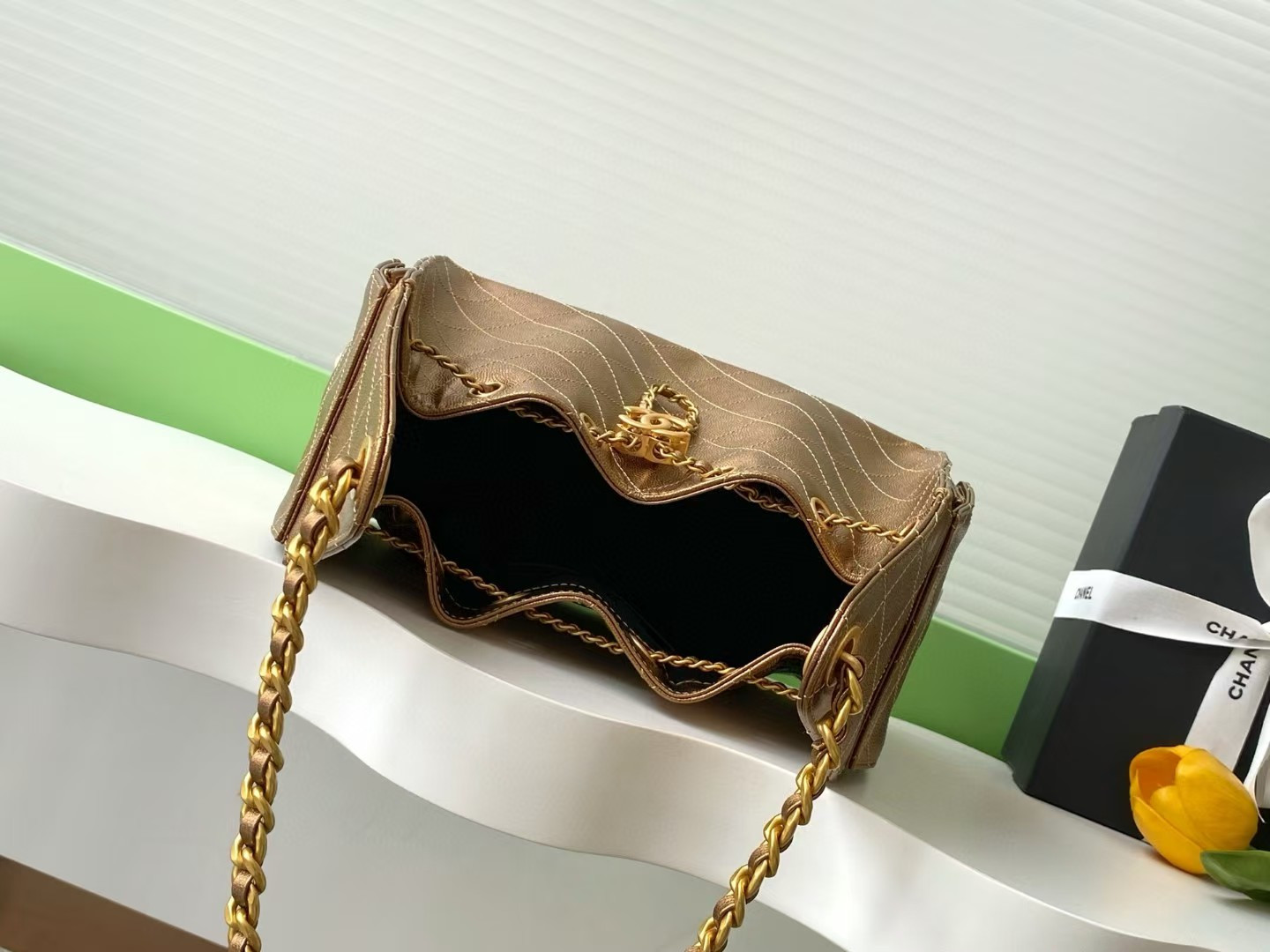 Ch**el 25C Bucket Bag 26x30x14cm
