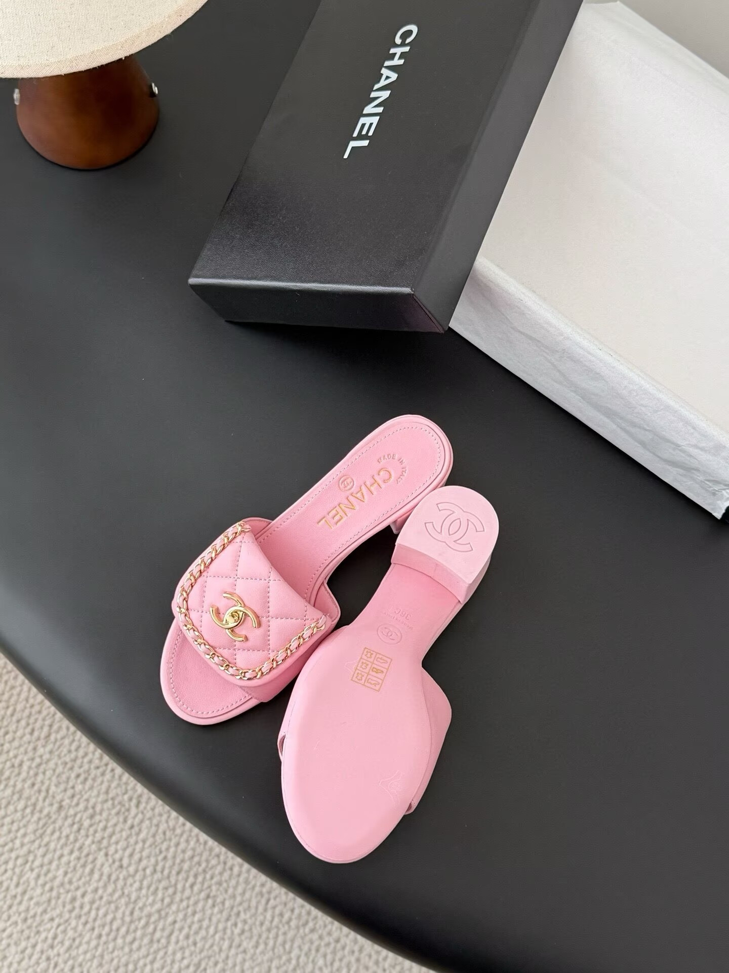 UA Chanel Slippers