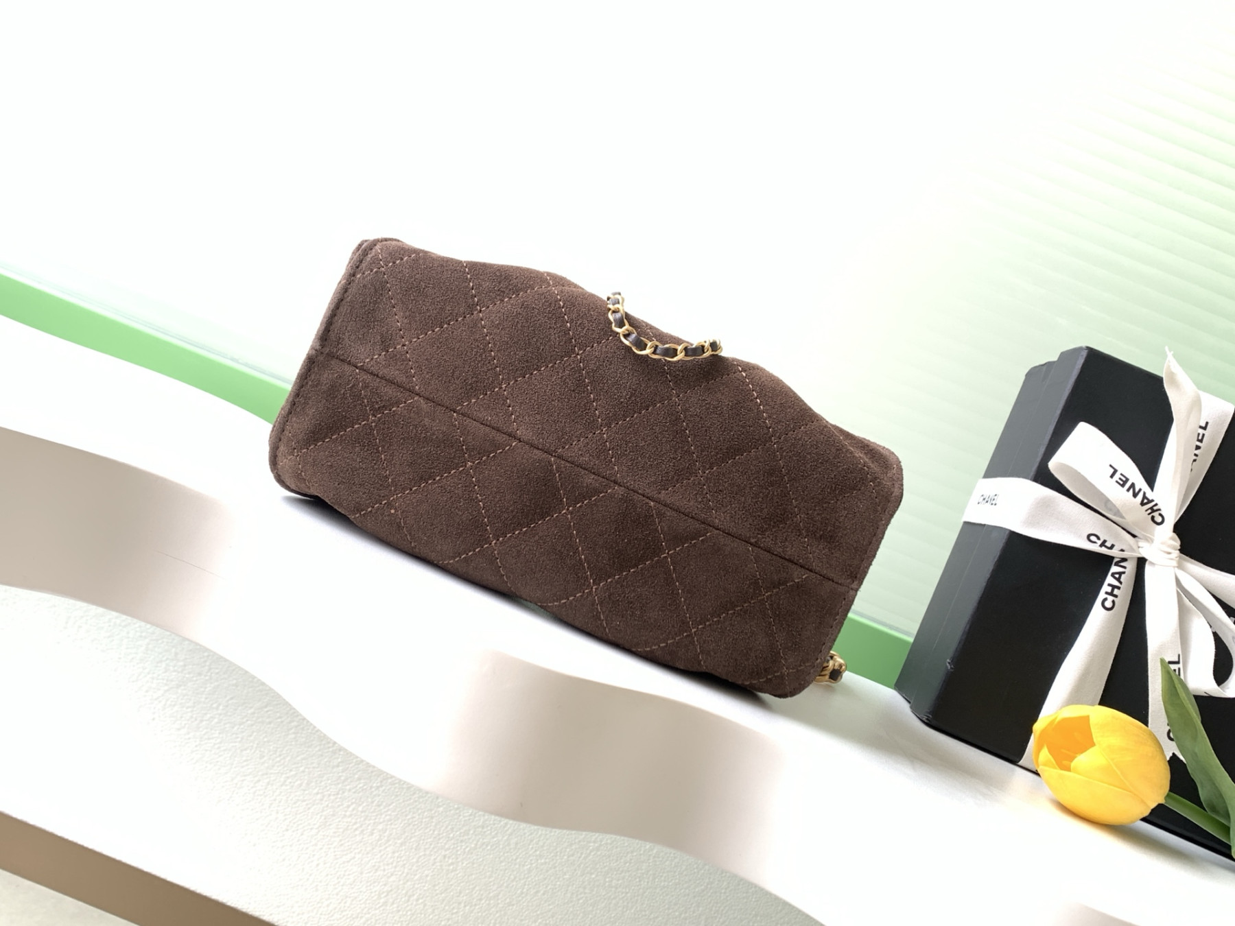 CHANEL 25C Bucket Bag 20x22x12.5cm