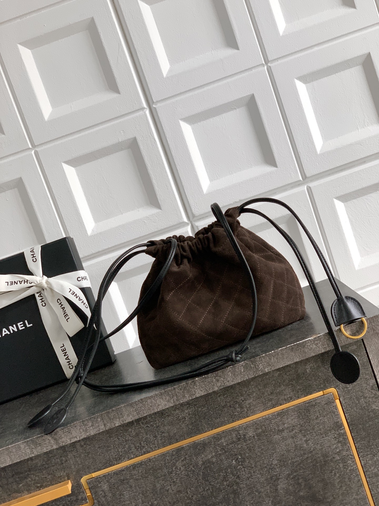 Chanel Clutch with Leather Strap AP5227 17x22x8cm