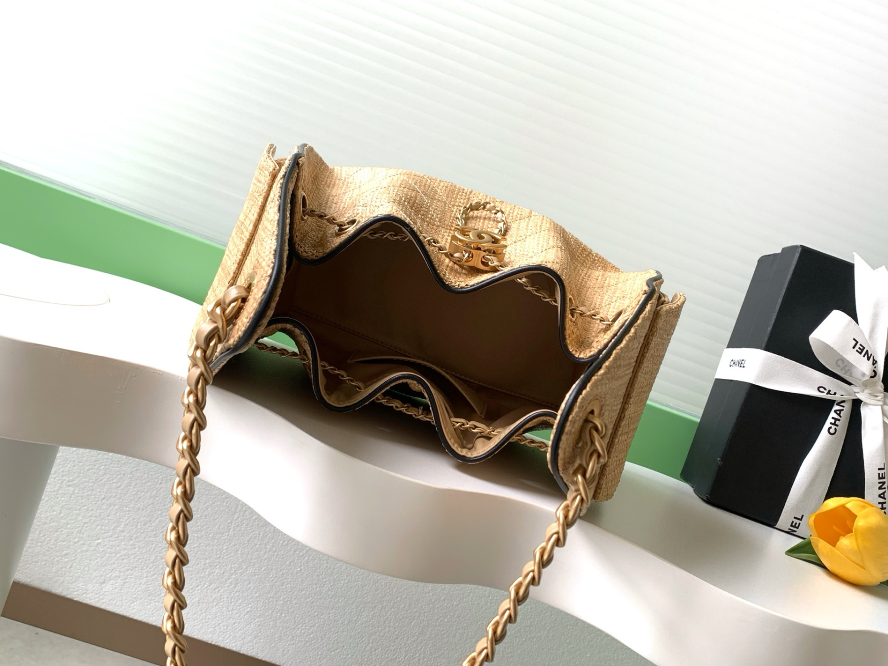 CHANEL 25C Bucket BAG 30x26x14cm